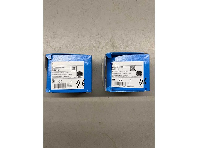 Busch-jaeger - 64821 u - flex relaissokkel 2-voudig (2x) - afbeelding 1 van  2