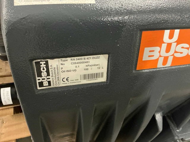 Busch r5 ra 0400 vacuümpomp - afbeelding 5 van  5
