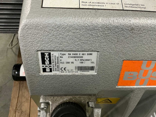 Busch r5 ra 0400 vacuümpomp - afbeelding 4 van  4