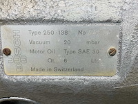 Busch type 250-138 vacuümpomp - afbeelding 1 van  1