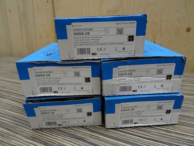 Busch+jaeger - 2000/6 us - werkschakelaar (50x) - afbeelding 2 van  2