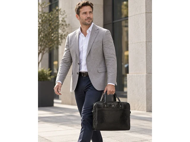 Business bag dr amsterdam, black - afbeelding 5 van  6