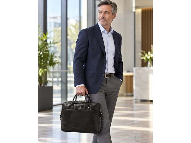 Business bag dr amsterdam, black - afbeelding 5 van  6