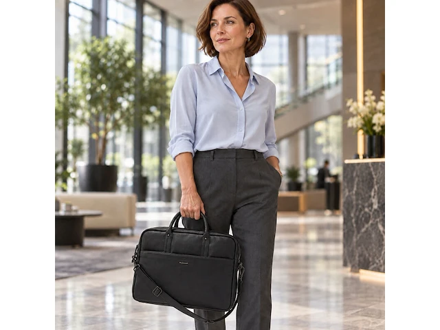 Business bag dr amsterdam, black - afbeelding 5 van  6