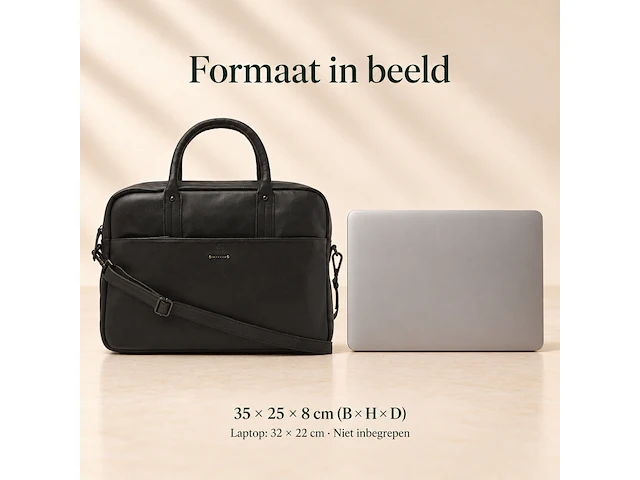 Business bag dr amsterdam, black - afbeelding 6 van  6