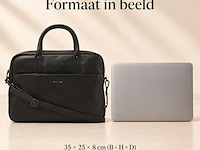 Business bag dr amsterdam, black - afbeelding 6 van  6