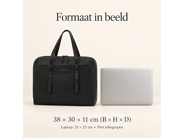 Business bag dr amsterdam, black - afbeelding 6 van  6