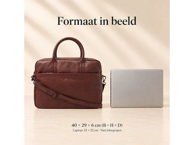 Business bag dr amsterdam, brown - afbeelding 6 van  6