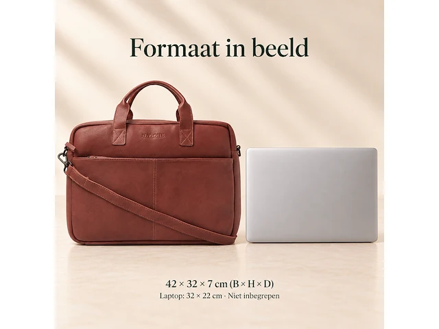 Business bag dr amsterdam, brown - afbeelding 6 van  6