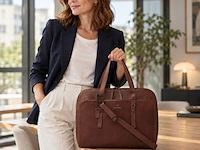 Business bag dr amsterdam, brown - afbeelding 5 van  6