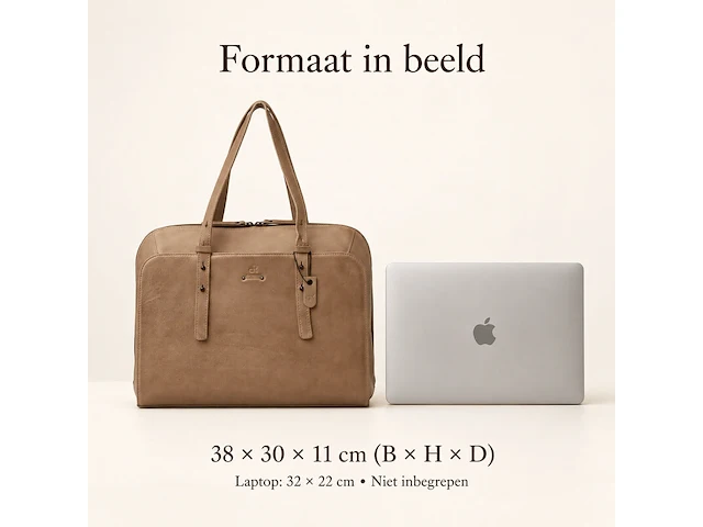 Business bag dr amsterdam, burro - afbeelding 6 van  6