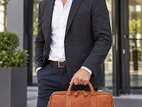 Business bag dr amsterdam, camel - afbeelding 5 van  6