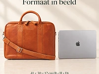 Business bag dr amsterdam, camel - afbeelding 6 van  6