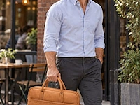 Business bag dr amsterdam, camel - afbeelding 5 van  6