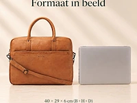 Business bag dr amsterdam, camel - afbeelding 6 van  6