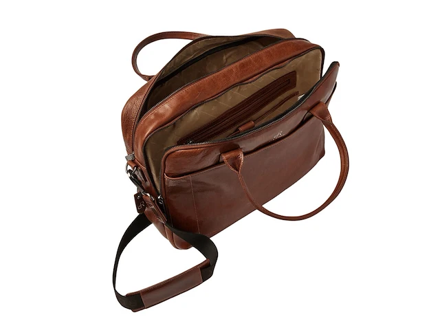 Business bag dr amsterdam, cognac - afbeelding 3 van  6