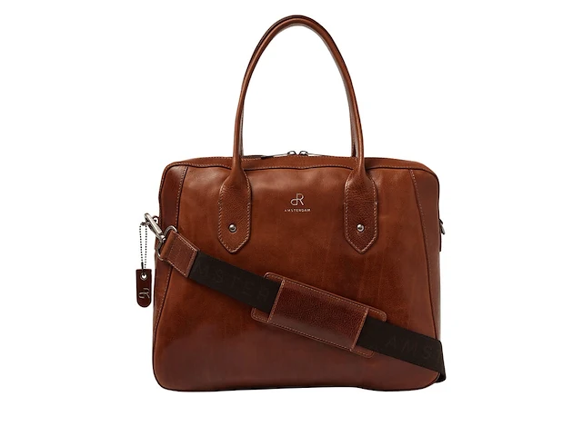 Business bag dr amsterdam, cognac - afbeelding 1 van  6