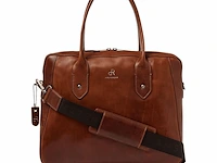 Business bag dr amsterdam, cognac