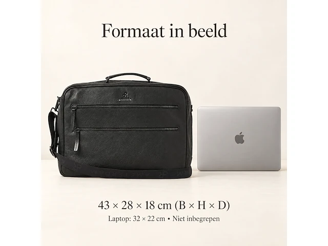Business-weekendtas dr amsterdam, black - afbeelding 6 van  6