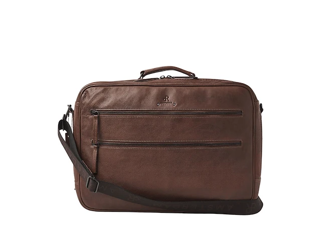Business-weekendtas dr amsterdam, brown - afbeelding 1 van  6
