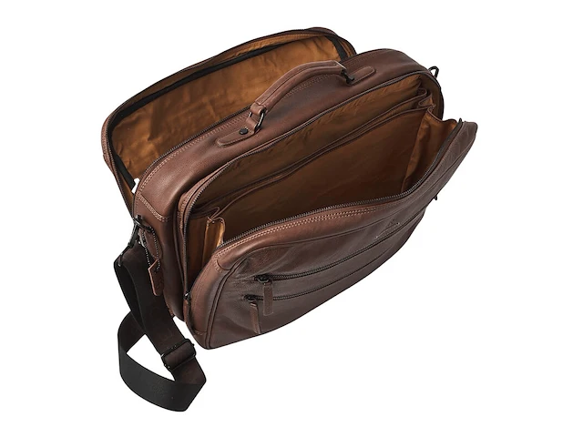 Business-weekendtas dr amsterdam, brown - afbeelding 3 van  6
