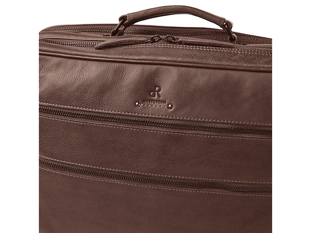Business-weekendtas dr amsterdam, brown - afbeelding 4 van  6