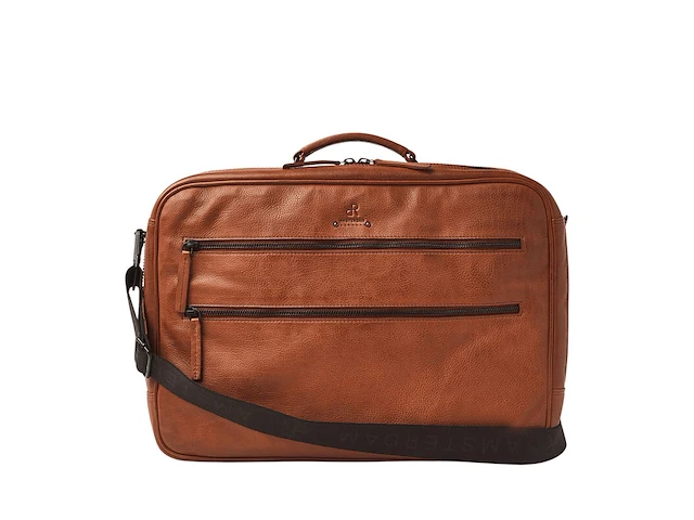 Business-weekendtas dr amsterdam, camel - afbeelding 1 van  6