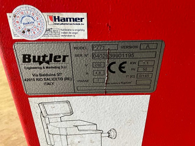 Butler p 771 banden balanceerapparaat - afbeelding 7 van  7