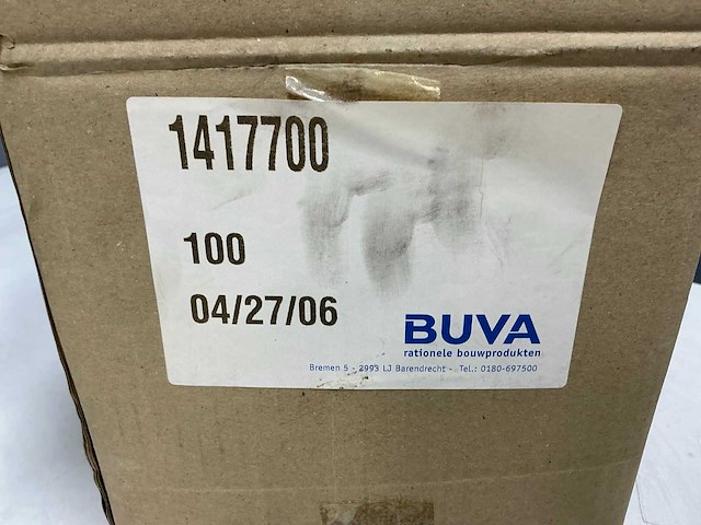 Buva - 1417700 - nastelbaar sluitplaat (100x) - 7,5x5,2 cm - afbeelding 9 van  10