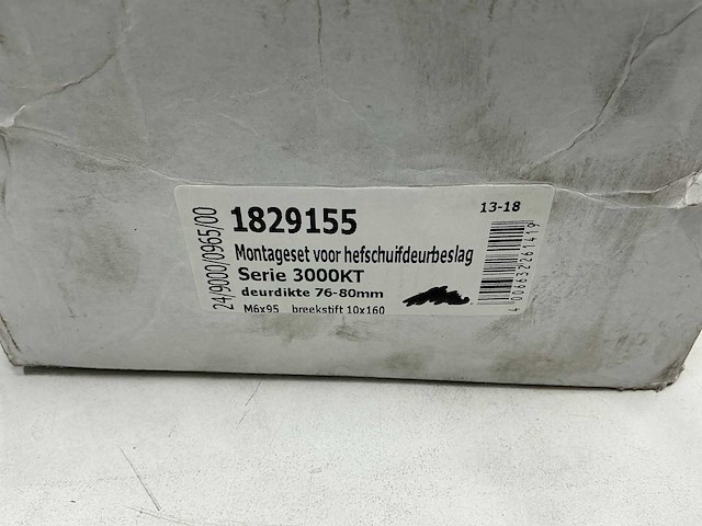 Buva - 3000kt - montage set hefschuif deurbeslag (50x) - afbeelding 8 van  9