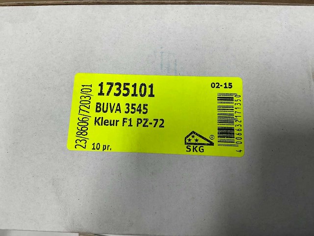 Buva - 3545 - f1 pz-72 - deurschild (10x) - afbeelding 8 van  9