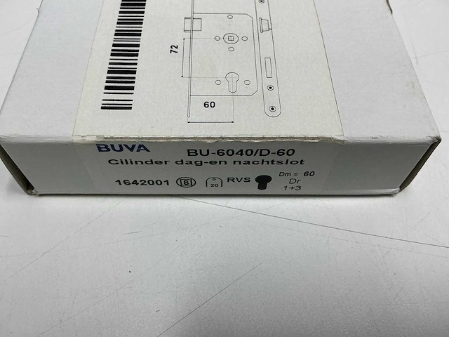 Buva - bu-6040 - d-60 cilinder - dag en nachtslot (10x) - afbeelding 3 van  13