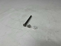 Buva - knopscharnier bevestiging 8,5x1 cm (100x) - afbeelding 1 van  2