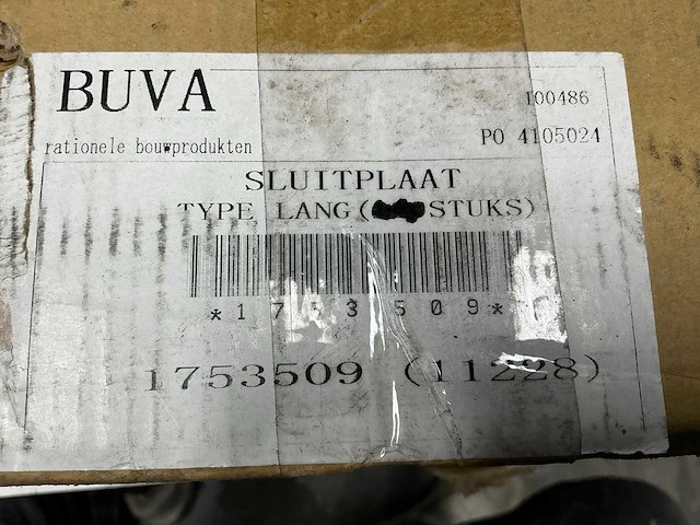 Buva - lang sluitplaat (150x) - afbeelding 4 van  4