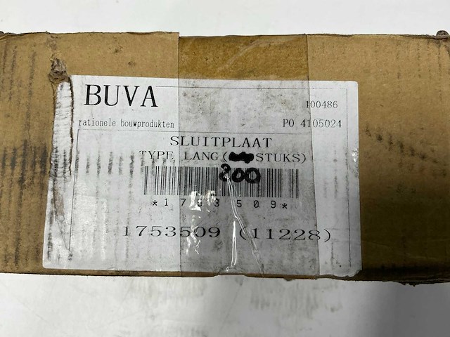 Buva - lang sluitplaat (7000x) - afbeelding 7 van  8