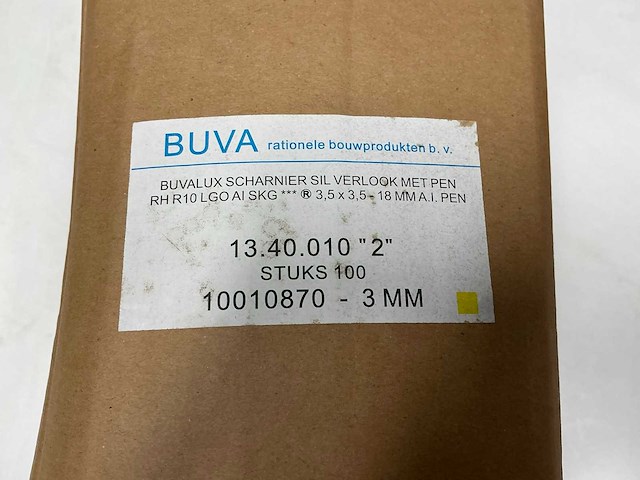 Buva - scharnier met pen (200x) - afbeelding 9 van  9