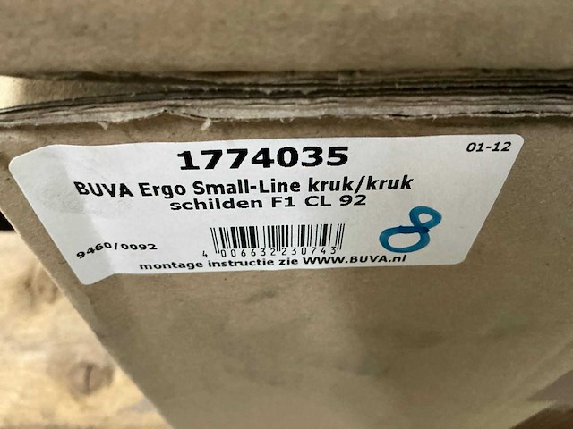 Buva - small-line - f1 cl 92 - deurschild/knop en klink (16x) - afbeelding 4 van  7