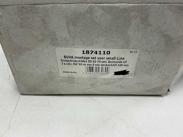 Buva - small line - montage set deurbeslag (50x) - afbeelding 7 van  8