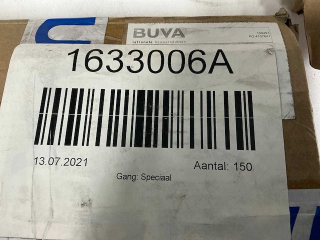 Buva - sp630 - sluitplaat (150x) - afbeelding 6 van  8
