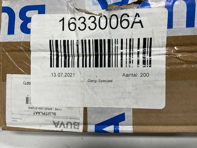Buva - sp630 - sluitplaat (200x) - afbeelding 6 van  8