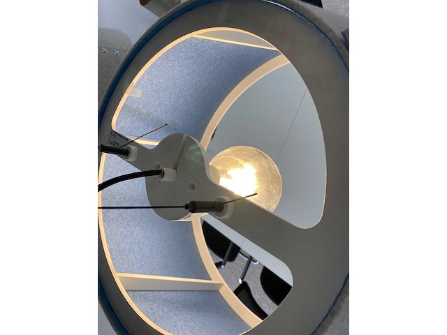Buzzispace buzzishade - akoestische design hanglamp ø74 - grijs, blauw - afbeelding 14 van  16