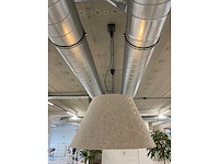 Buzzispace buzzishade - akoestische design hanglamp ø74 - grijs, blauw - afbeelding 8 van  16