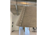 Buzzispace buzzishade - akoestische design hanglamp ø74 - grijs, blauw - afbeelding 10 van  16