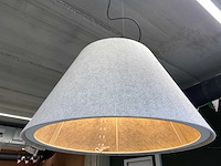 Buzzispace buzzishade - akoestische design hanglamp ø74 - grijs - afbeelding 8 van  15