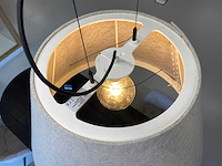 Buzzispace buzzishade - akoestische design hanglamp ø74 - grijs - afbeelding 6 van  15