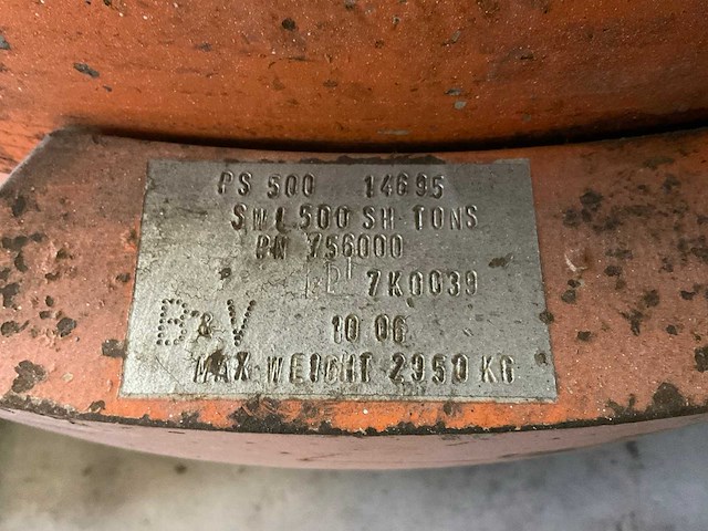 Bv ps-500 hydraulische power slip - afbeelding 7 van  7