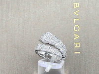 Bvlgari - serpenti viper ring pavé met diamanten - afbeelding 6 van  11