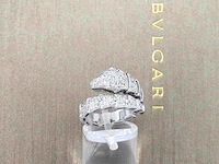 Bvlgari - serpenti viper ring pavé met diamanten - afbeelding 7 van  11