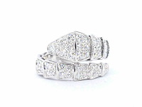 Bvlgari - serpenti viper ring pavé met diamanten - afbeelding 10 van  11