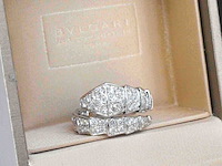 Bvlgari - serpenti viper ring pavé met diamanten - afbeelding 11 van  11